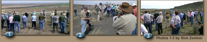 Ellensburg Chapter of the Ice Age Floods Institute. Field trip to Drumheller Channels.