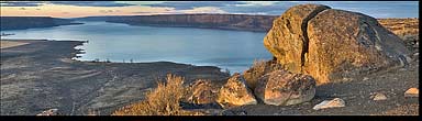 Steamboat Rock Erratics above Grand Coulee