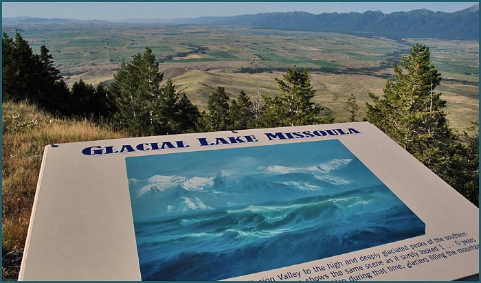 National Bison Range Glacial Lake Missoula viewpoint.